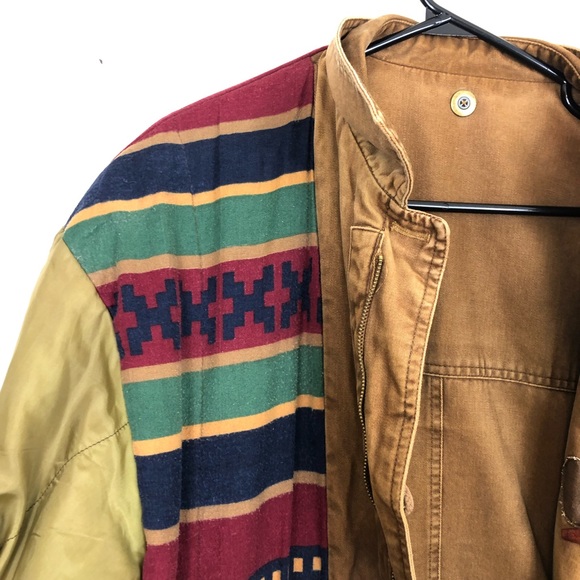 Vintage Runaway Bay Reversible Aztec Jacket Sz M - Picture 2 of 15